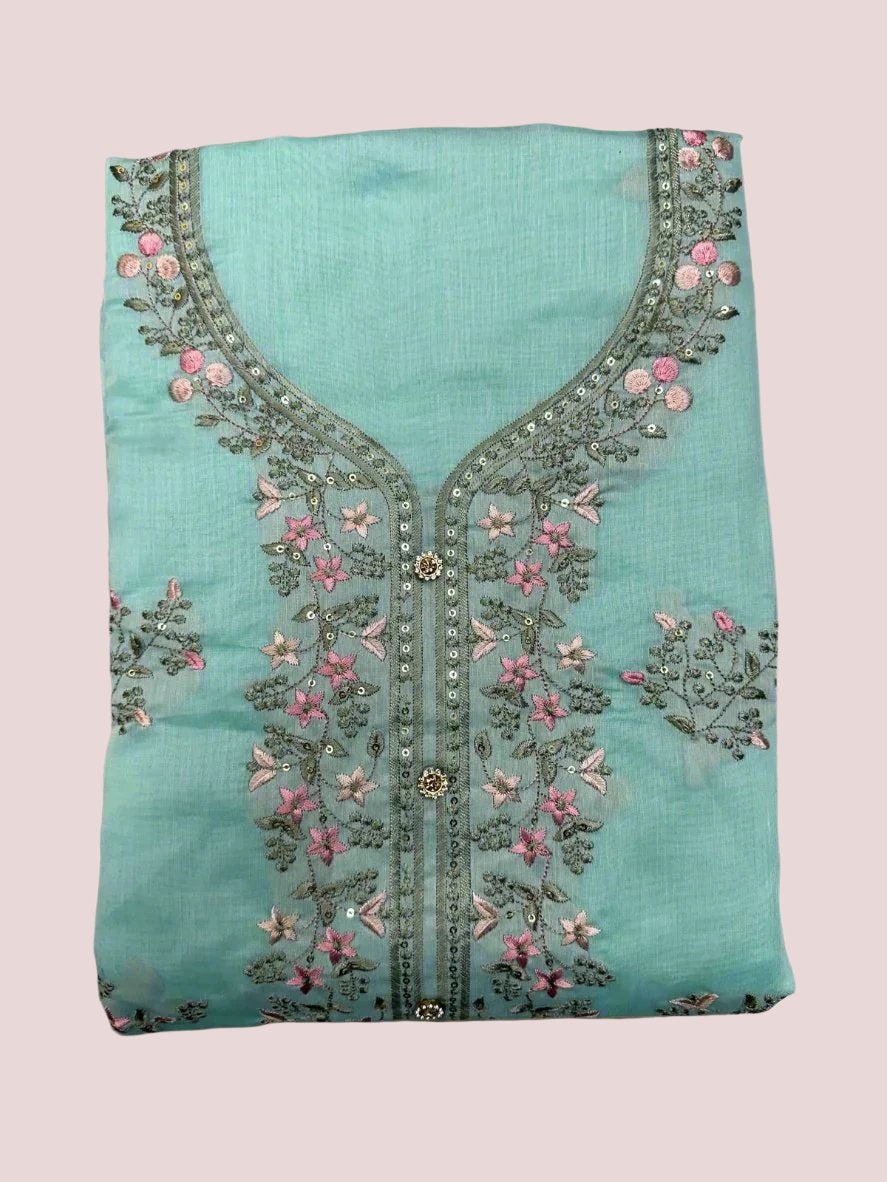 CHANDERI SALWAR SET FT 1015