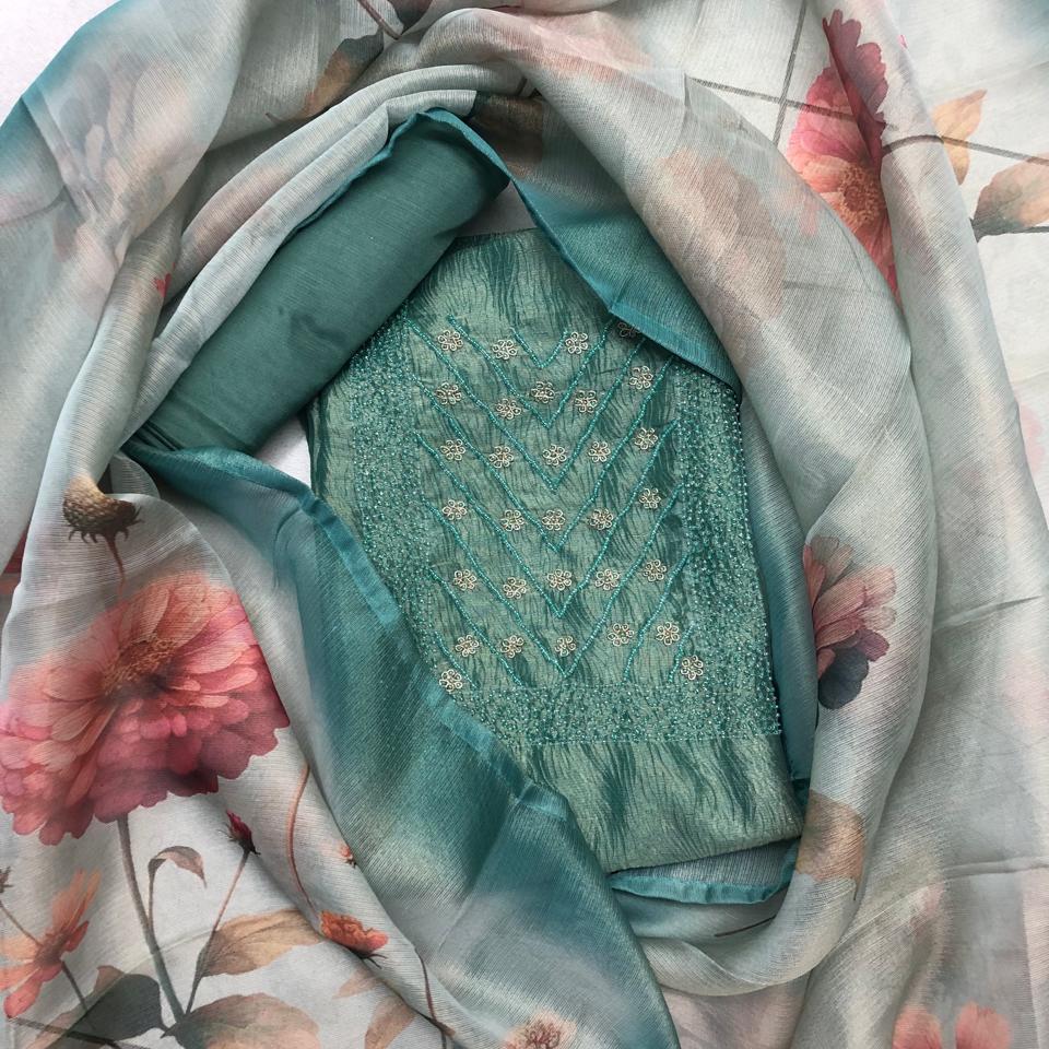 TISSUE SILK SALWAR SUIT FT 2034