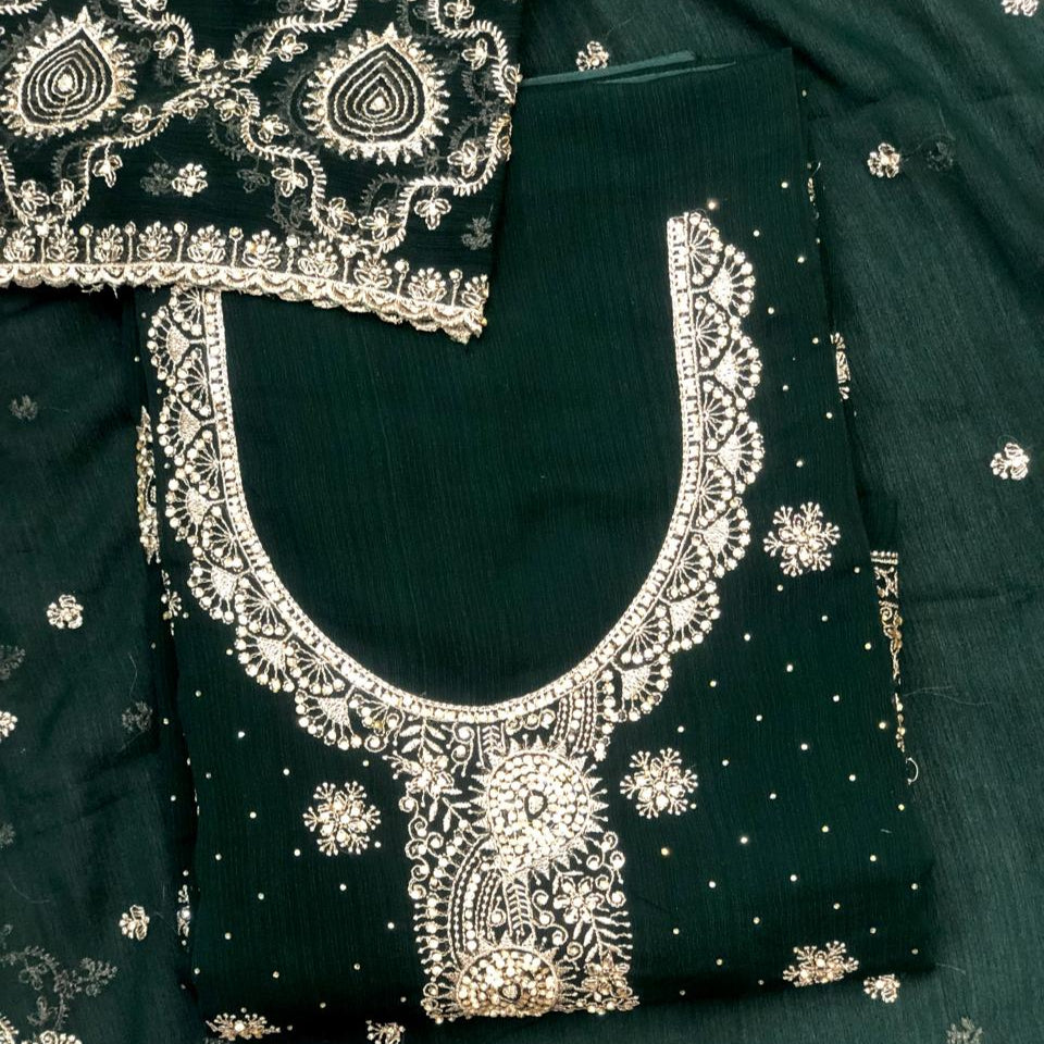 SHIMMERING GEORGETTE SALWAR SUIT FT 2125