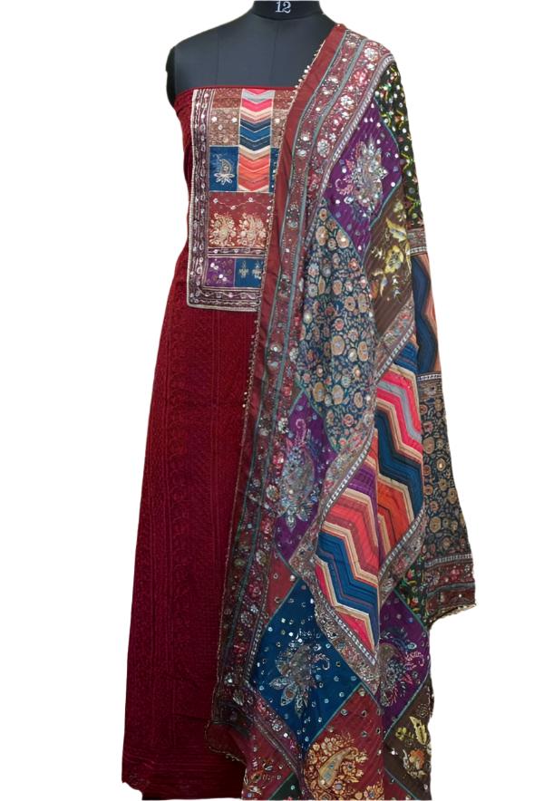 SCIFFILI GEORGETTE SALWAR SUIT FT 1014