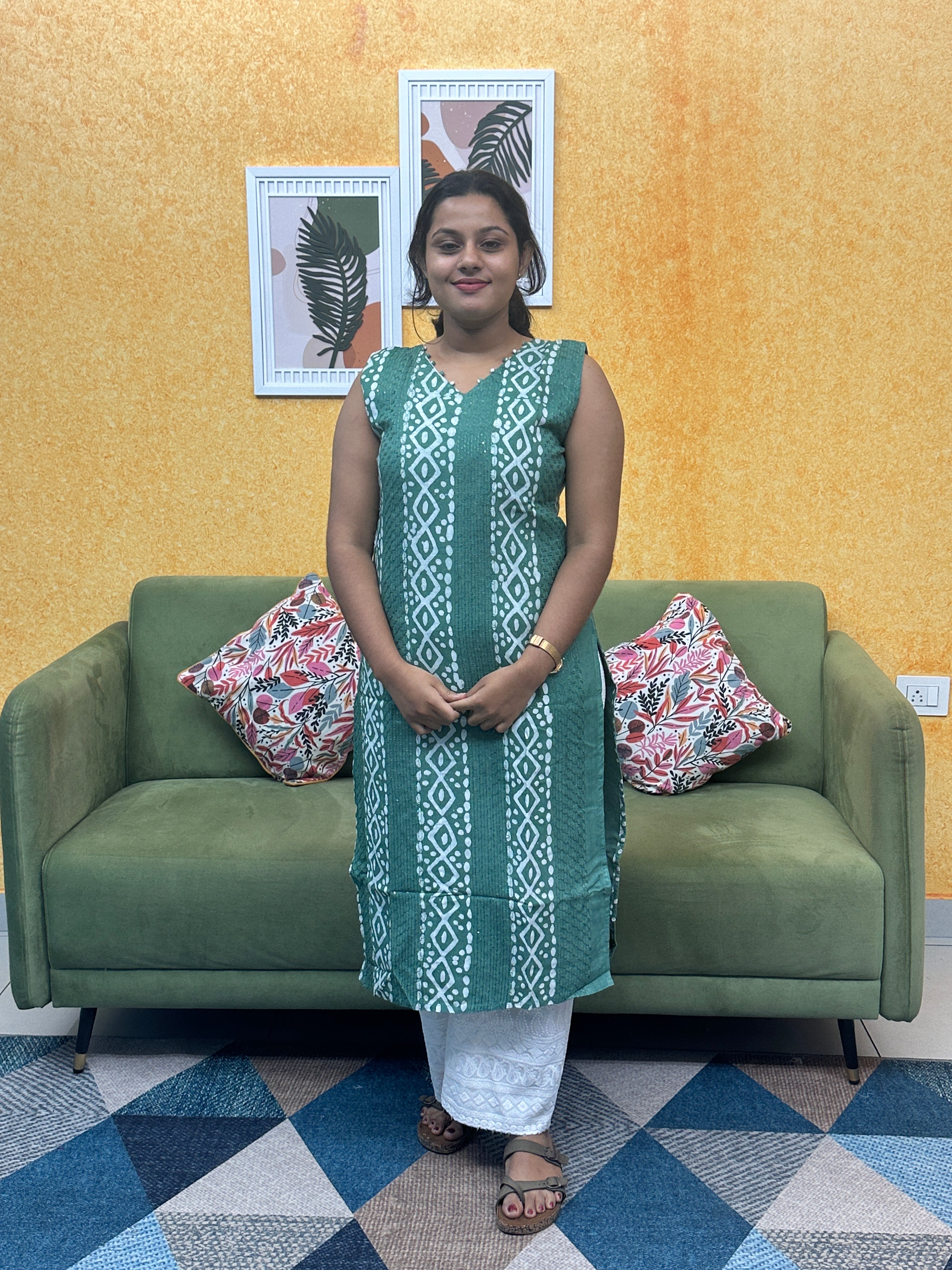 COTTON KURTI FT 2084