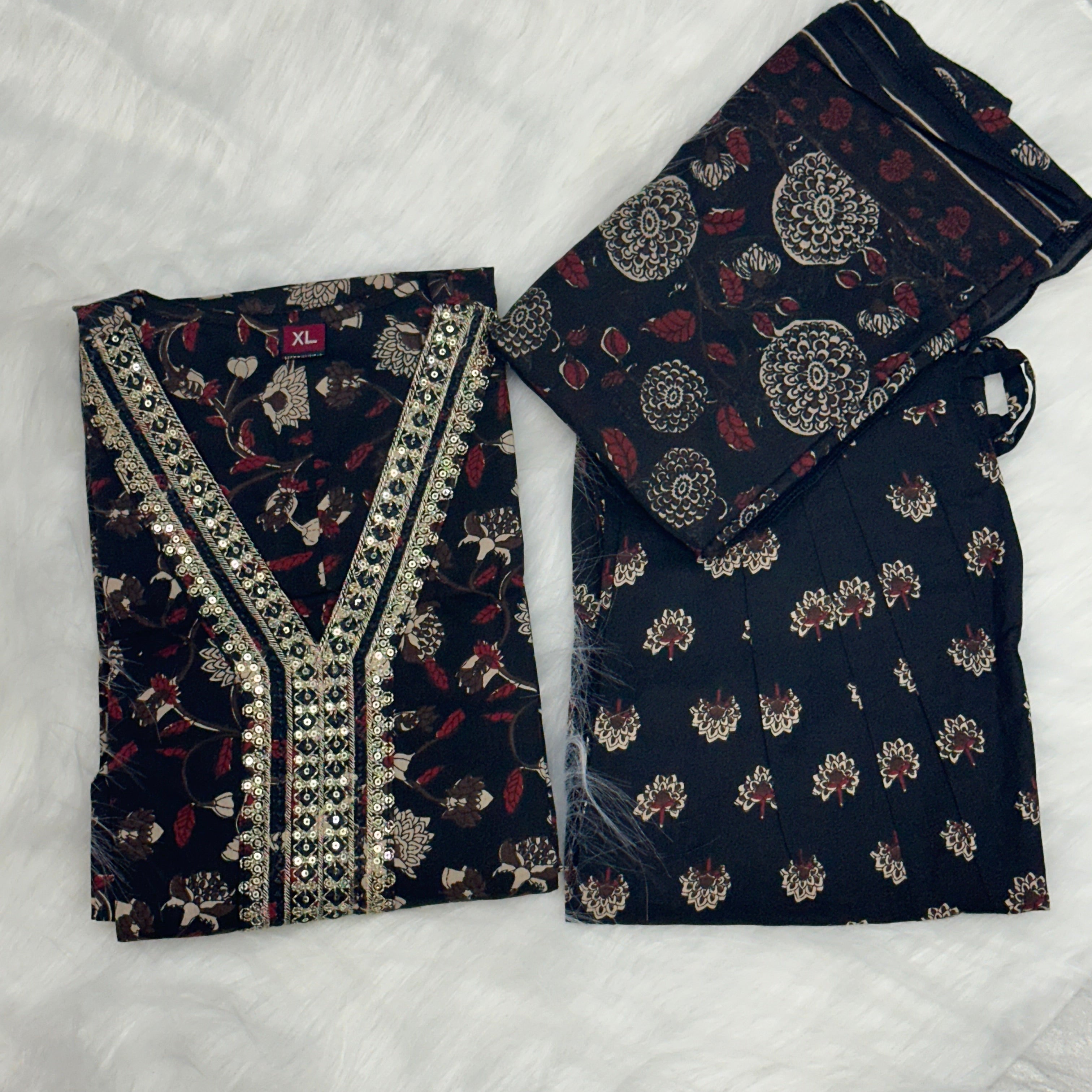 COTTON THREE PIECE SET FT 2096