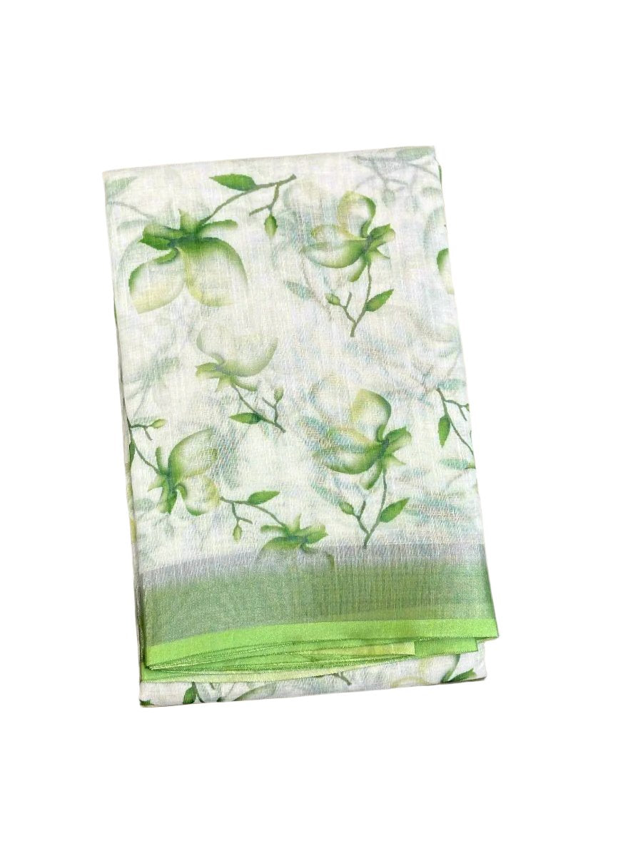 SEMI LINEN SAREE 208