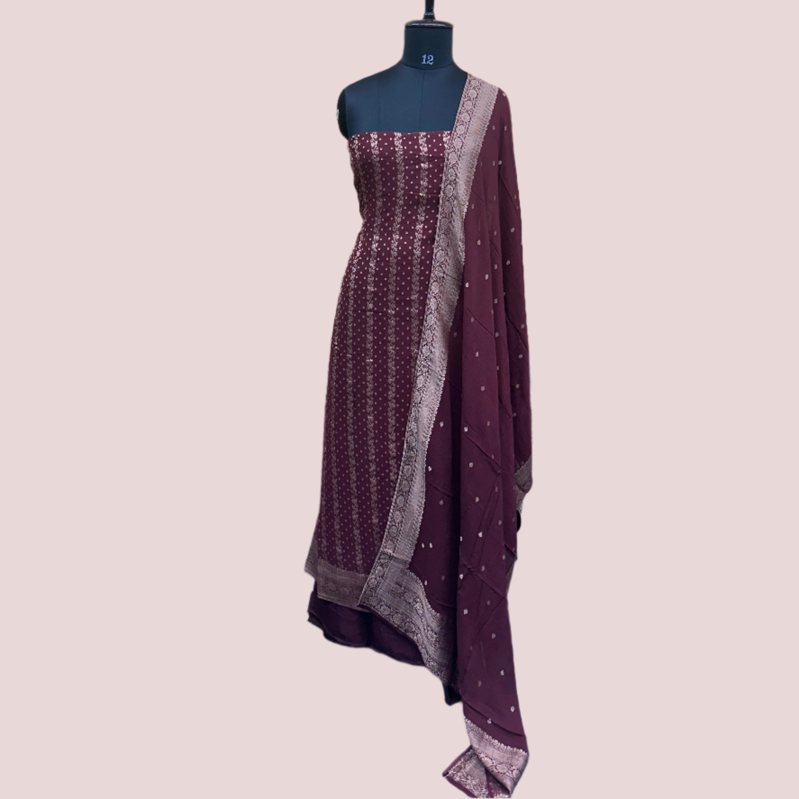 GEORGETTE BANARASI SALWAR SUIT FT 1102