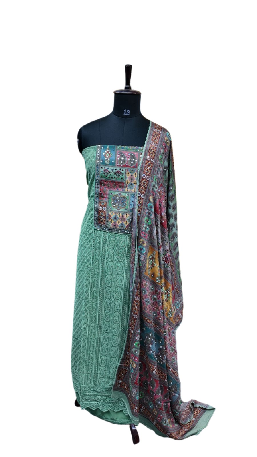 SCHIFFLI GEORGETTE SALWAR SUIT 1065