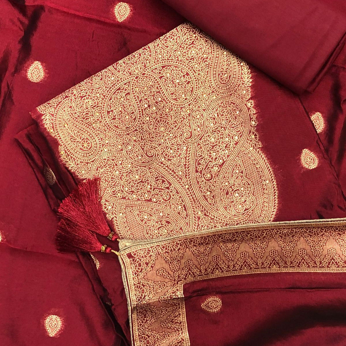 BANARASI SILK SALWAR SUIT FT 2184