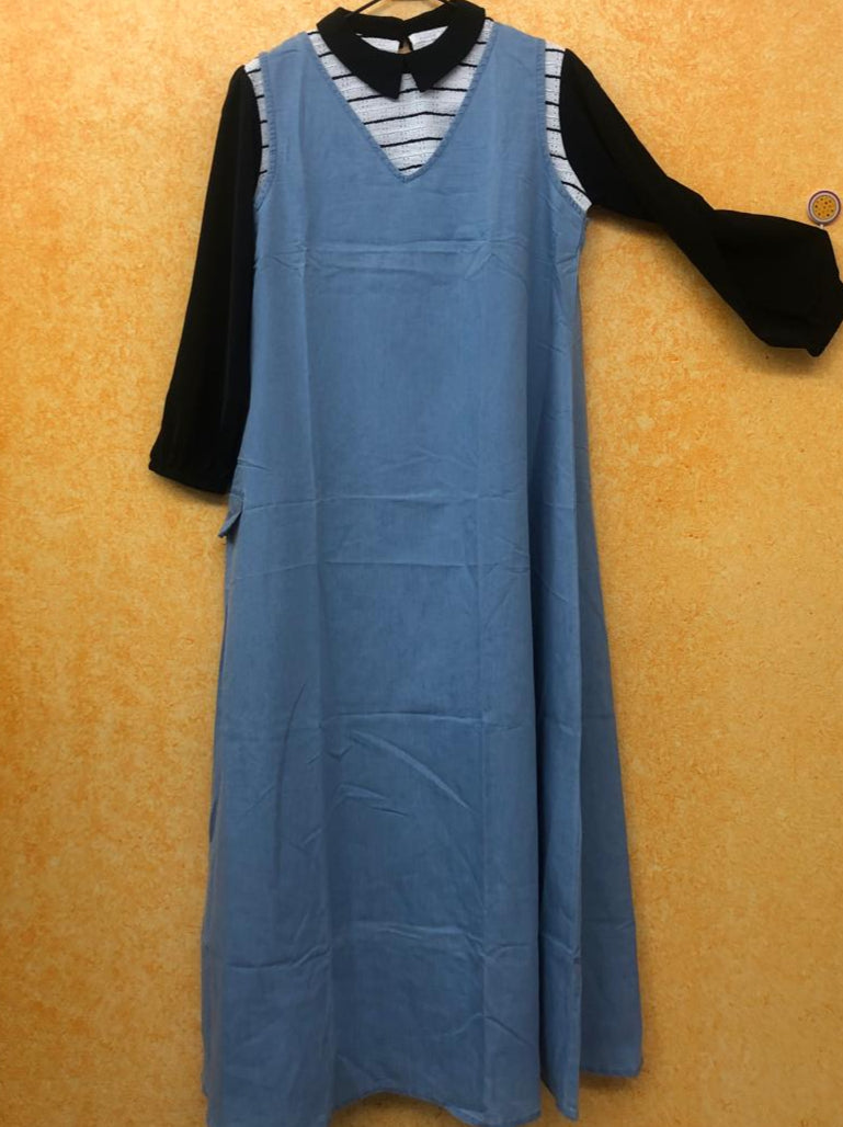 DENIM GOWN FT 2250
