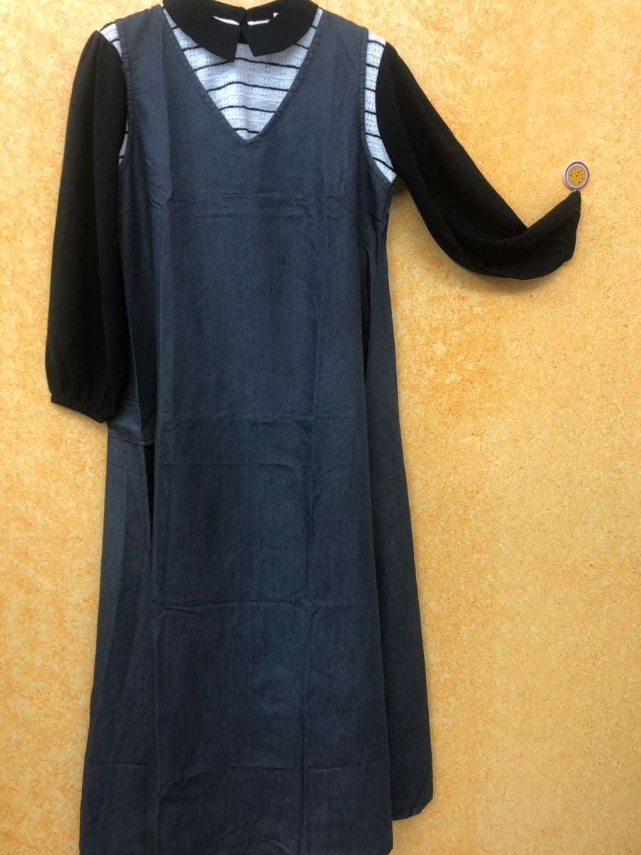 DENIM GOWN FT 2250