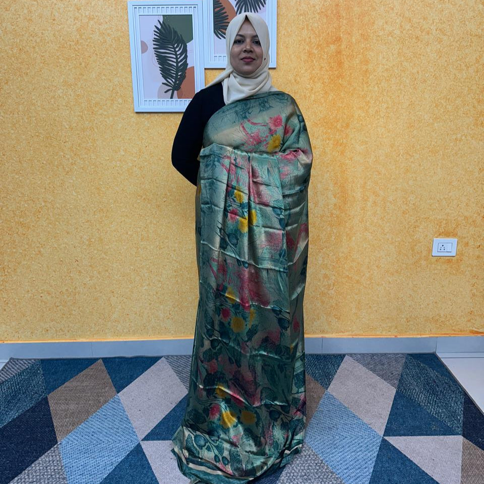 TURKISH CHIFFON SAREE FT 2298