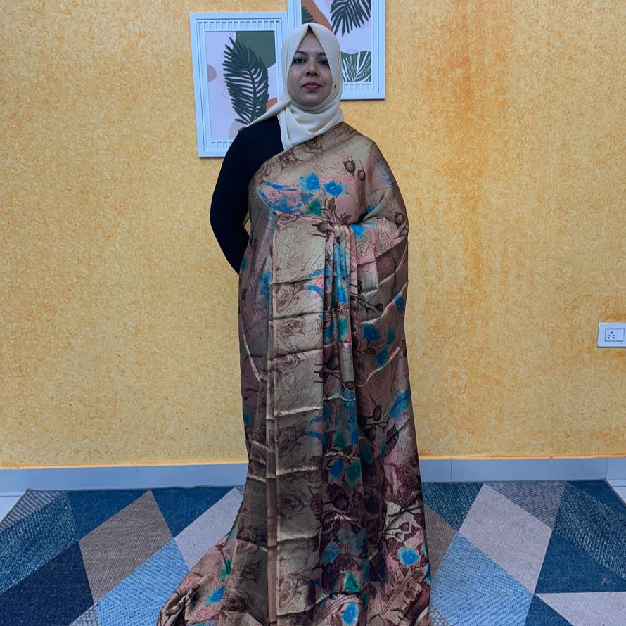 TURKISH CHIFFON SAREE FT 2298