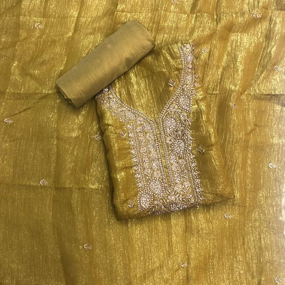 CRUSH ORGANZA SALWAR SUIT FT 2306