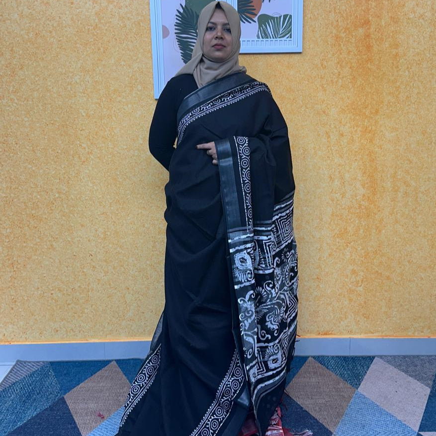 LINEN SAREE FT 2322