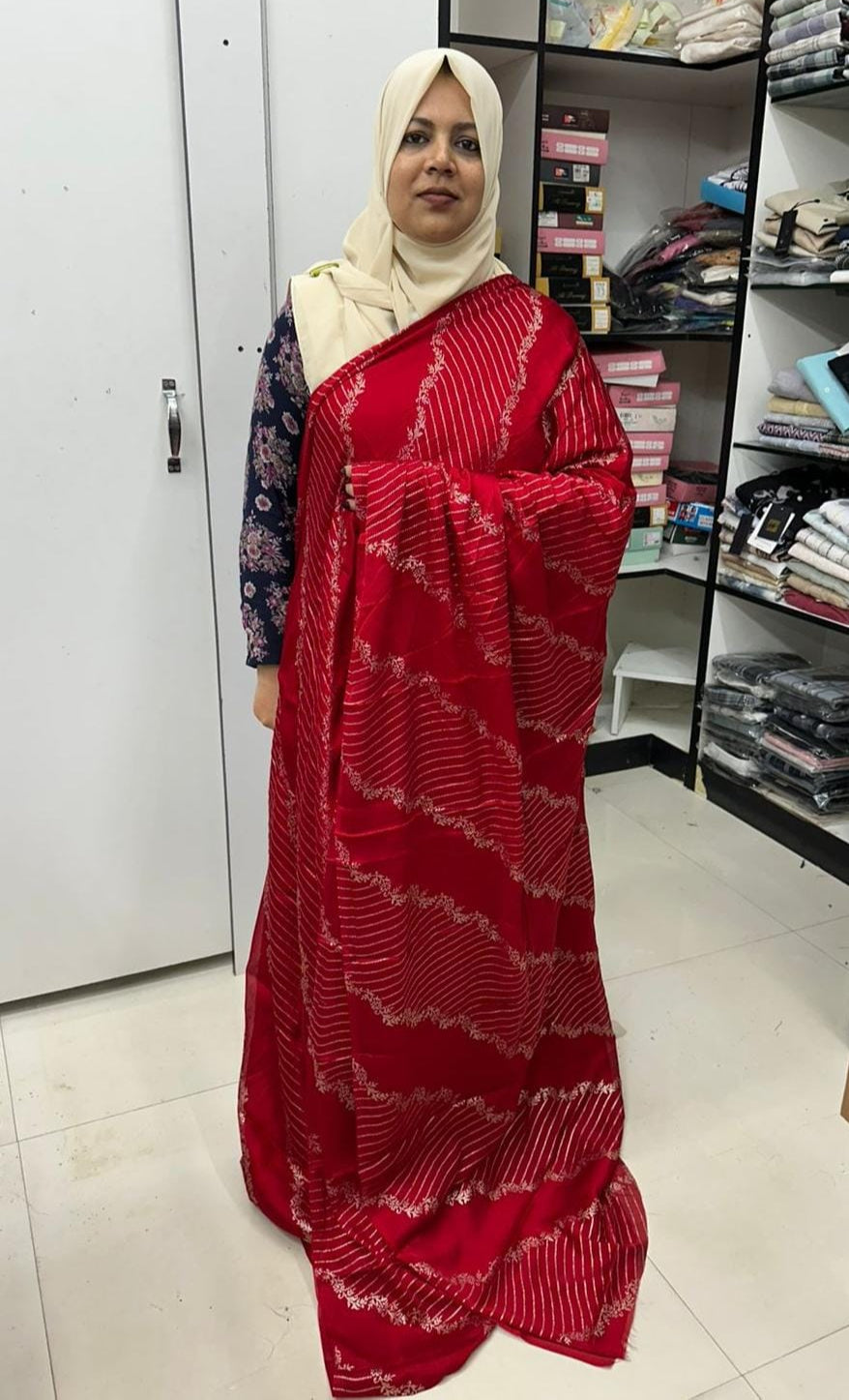 CRUSH GEORGETTE SAREE FT 2332
