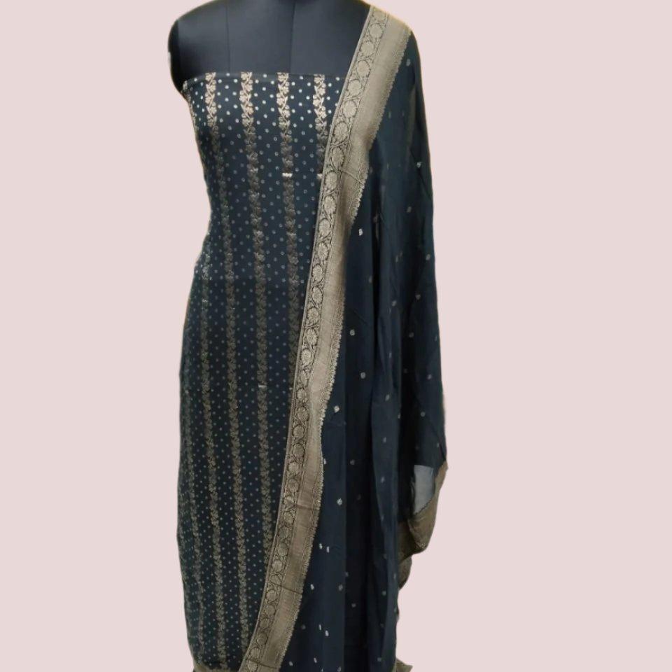 GEORGETTE BANARASI SALWAR SUIT FT 1102