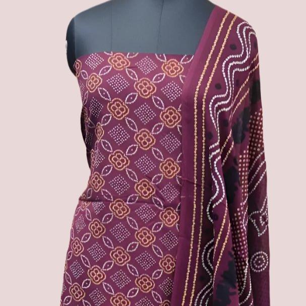 COTTON BLEND SALWAR SUIT FT 1031