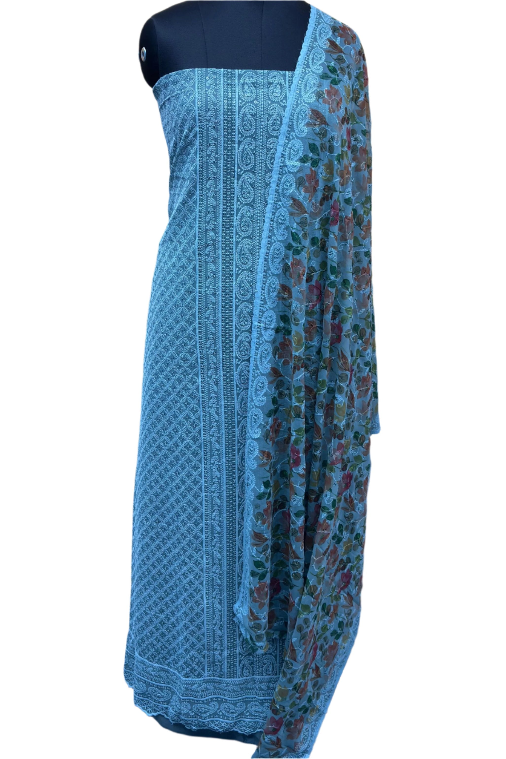 SCHIFFILI GEORGETTE SALWAR SUIT FT 1058