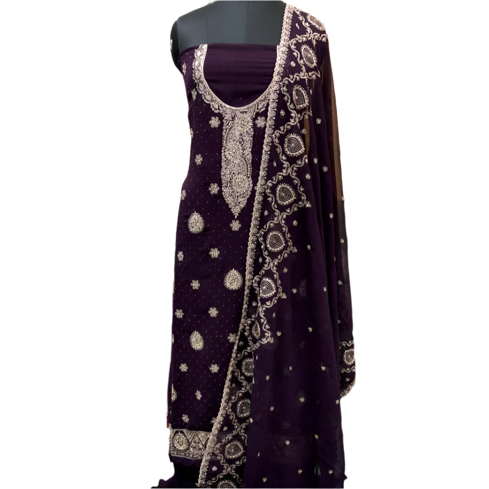 SHIMMERING GEORGETTE SALWAR SUIT FT 2125