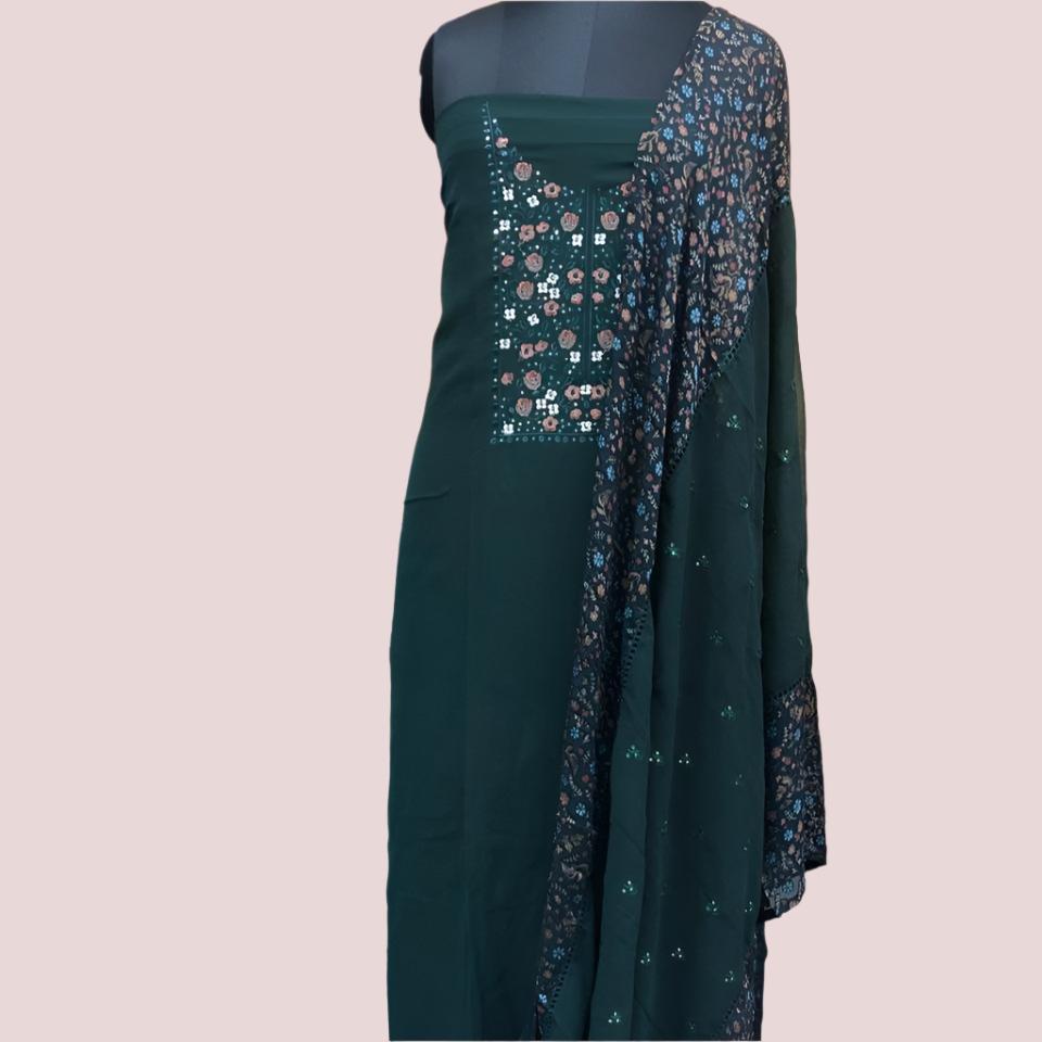 FAUX GEORGETTE SALWAR SUIT FT 2044