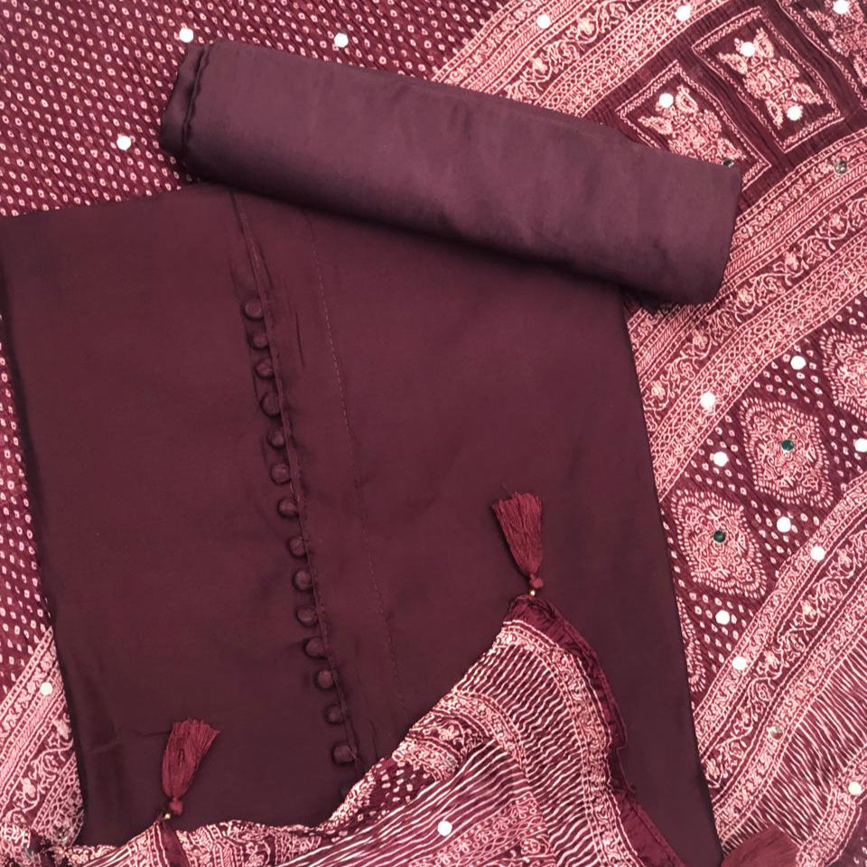 COTTON SILK SALWAR SUIT FT 2112