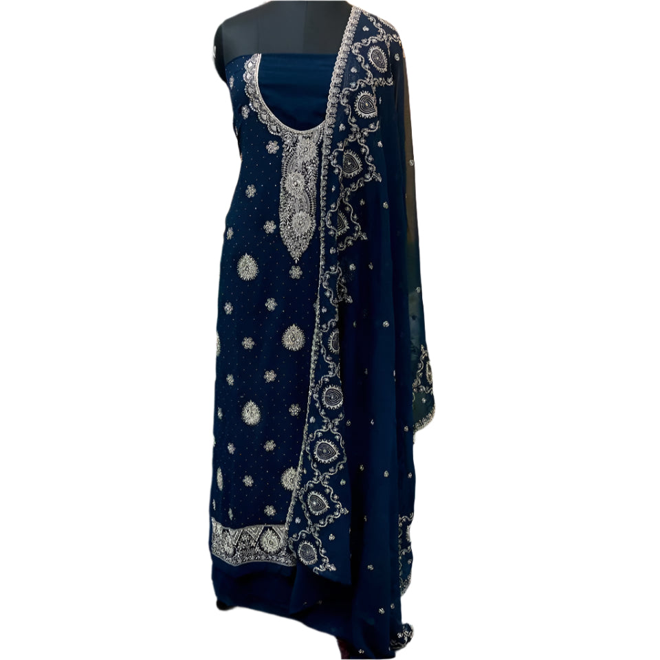 SHIMMERING GEORGETTE SALWAR SUIT FT 2125