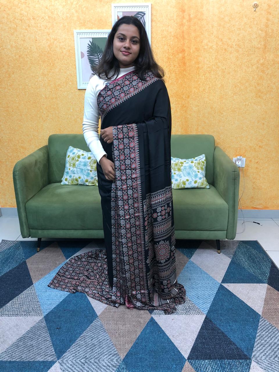 AJRAKH SAREE FT 2142