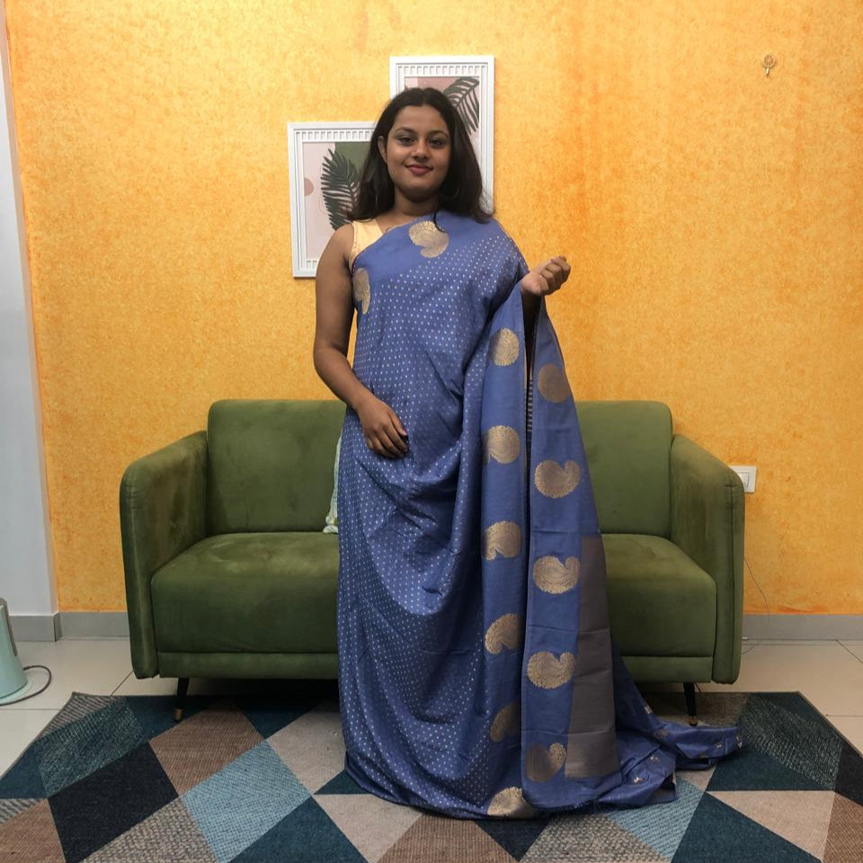 SEMI SILK SAREE FT 2137