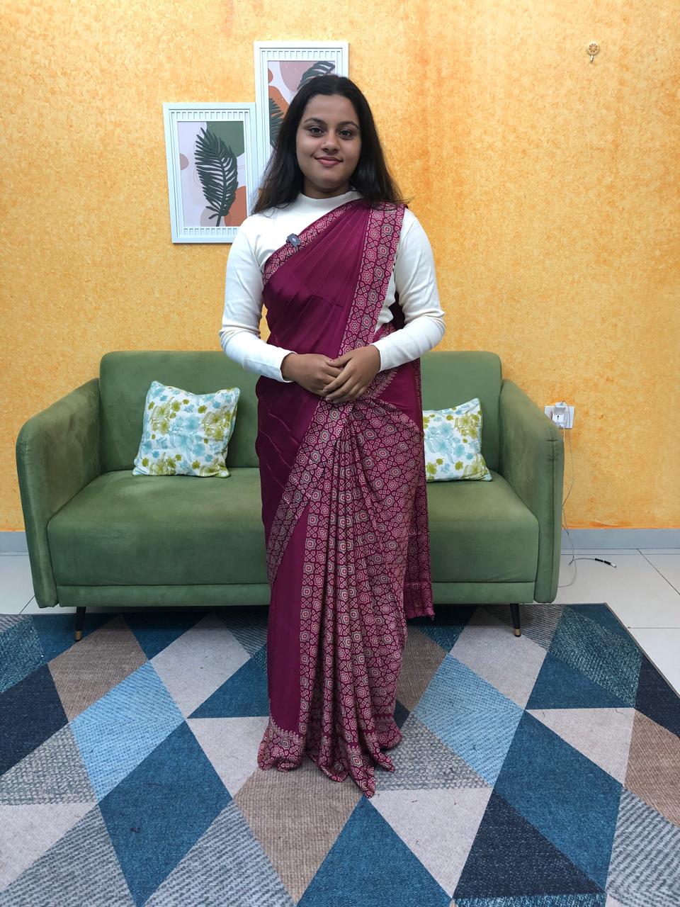 AJRAKH SAREE FT 2142