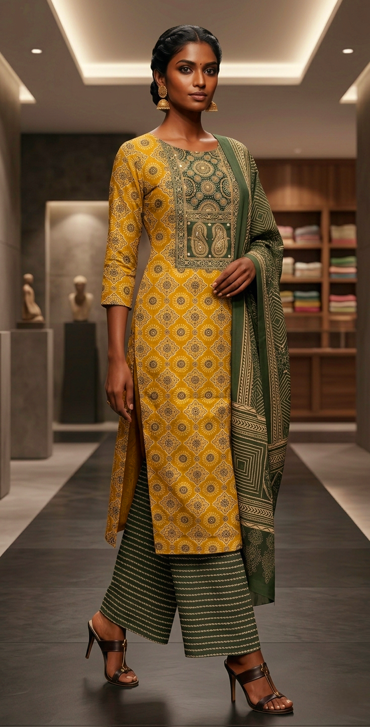 UNSTITCHED SALWAR SUIT 2866