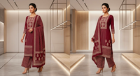 UNSTITCHED SALWAR SUIT FT 2875