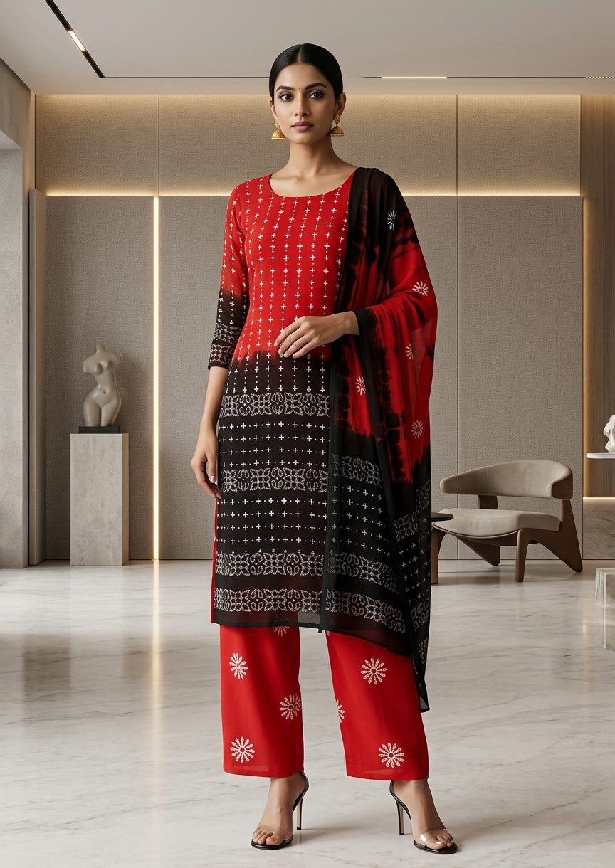 UNSTITCHED SALWAR SUIT FT 2896