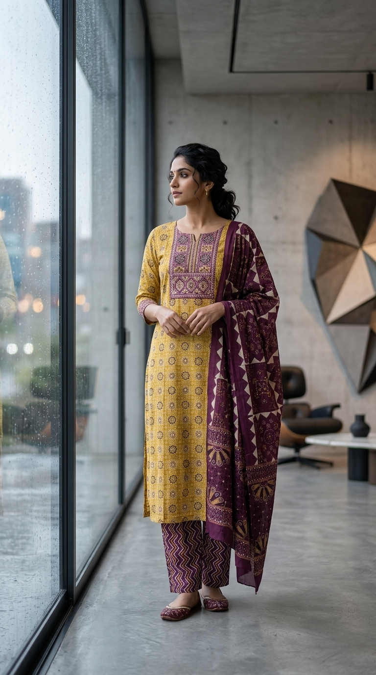 UNSTITCHED SALWAR SUIT FT 2918
