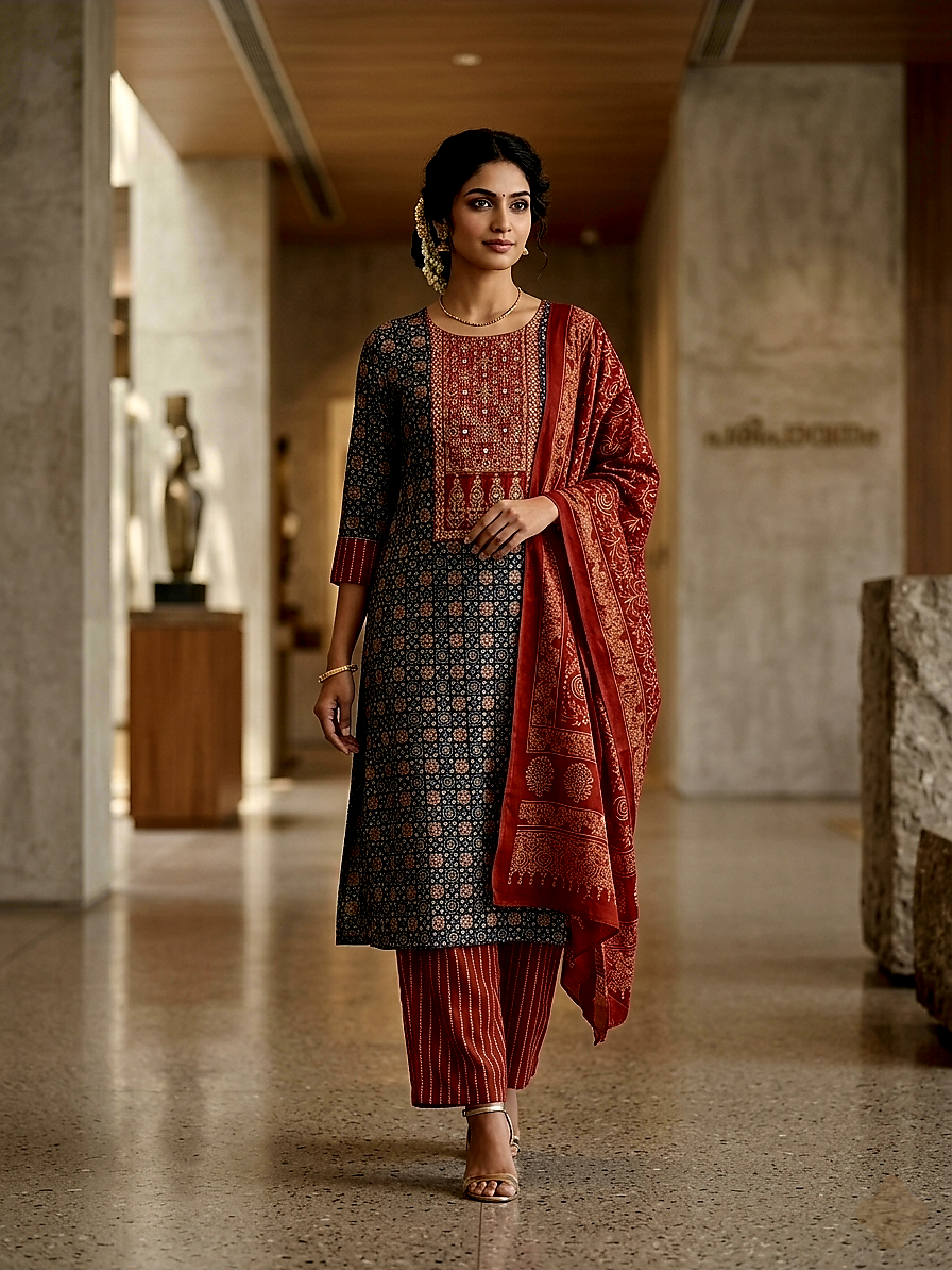 UNSTITCHED SALWAR SUIT FT 2934