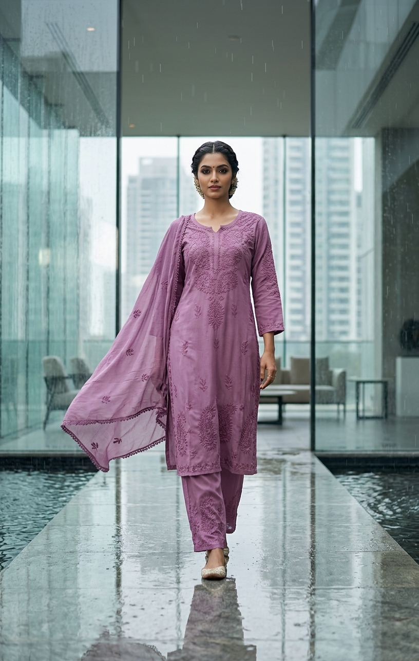 CHIKENKARI THREE PIECE SET FT 2944