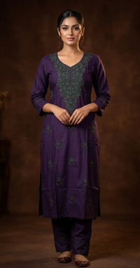 CHIKENKARI CO-ORD SET FT 2952