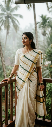 KERALA SAREE FT 2961