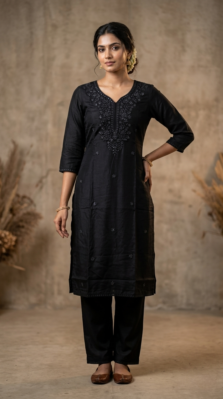 CHIKENKARI CO-ORD SET FT 2963