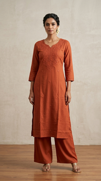 CHIKENKARI CO-ORD SET FT 2963