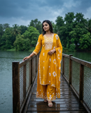 CHIKANKARI THREE PIECE SET FT 2968