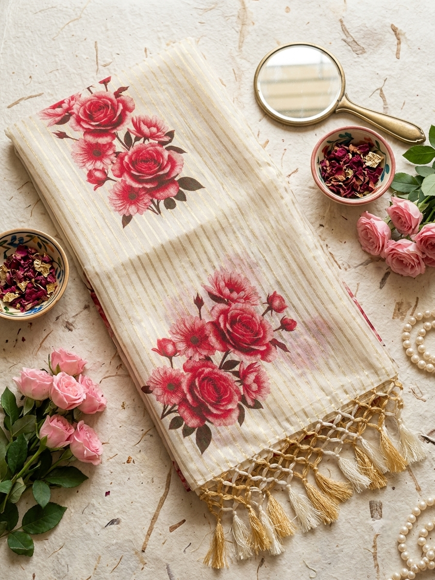 COTTON SET SAREE FT 2985