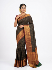 KANCHI COTTON SAREE FT 3059