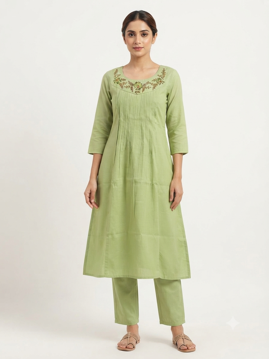 CHIKKENKARI CO-ORD SET  FT 3130
