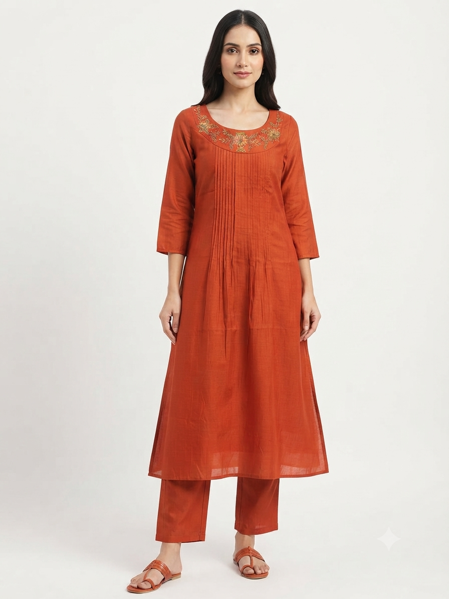 CHIKKENKARI CO-ORD SET  FT 3130