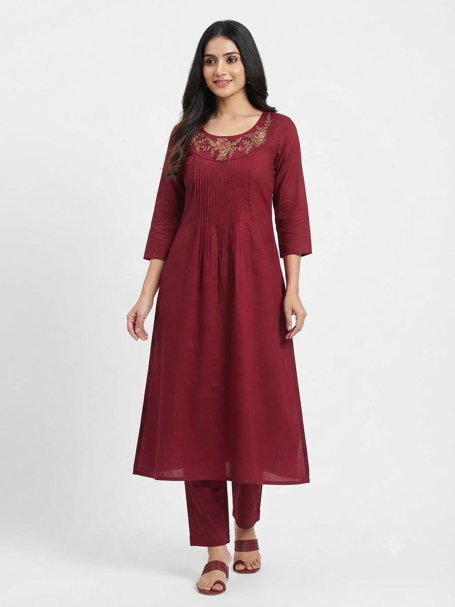 CHIKKENKARI CO-ORD SET  FT 3130