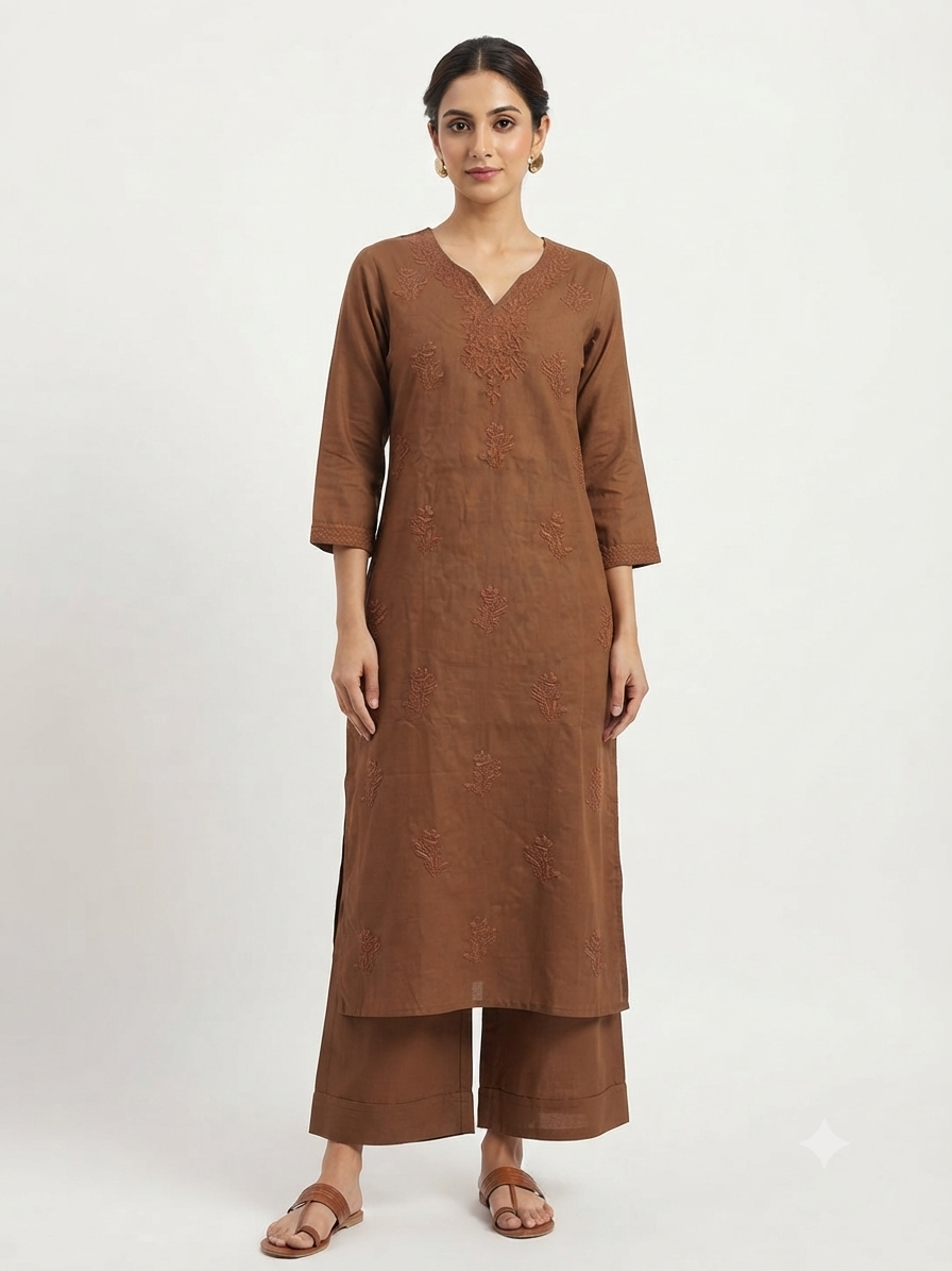 CHIKKENKARI CO-ORD SET  FT 3130