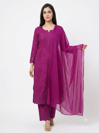 CHIKENKARI THREE PIECE SET FT 3174