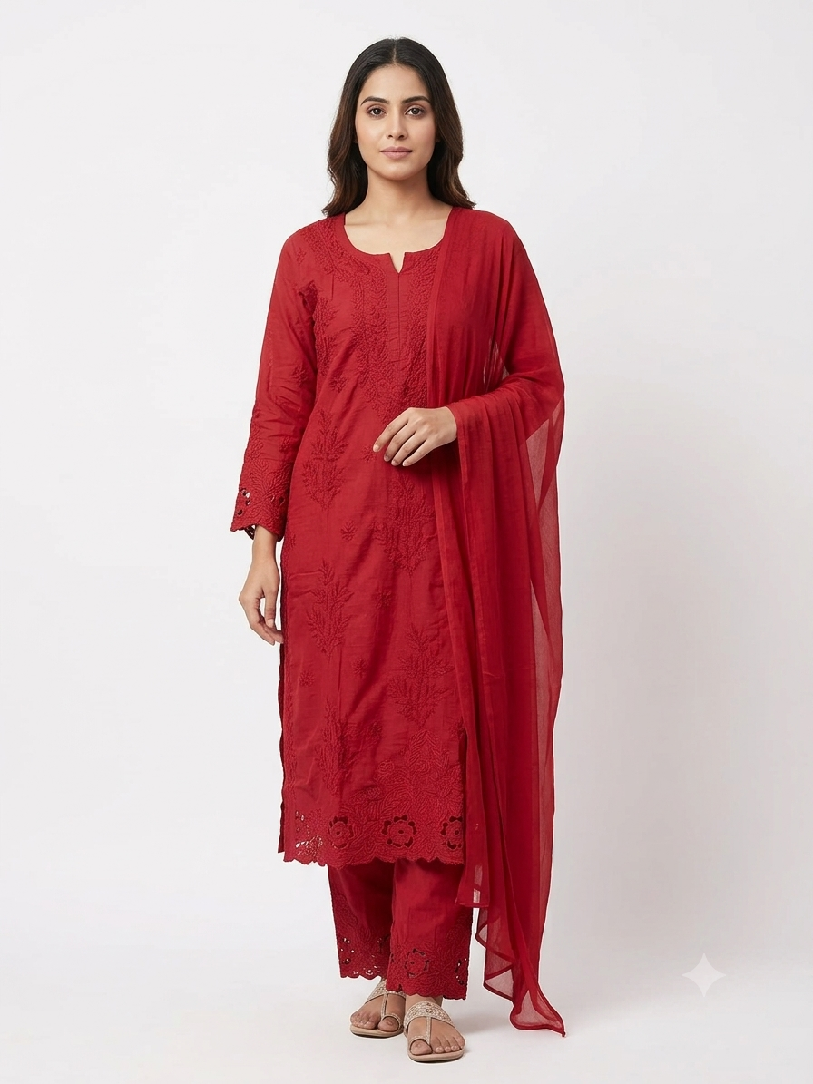 CHIKENKARI THREE PIECE SET FT 3174