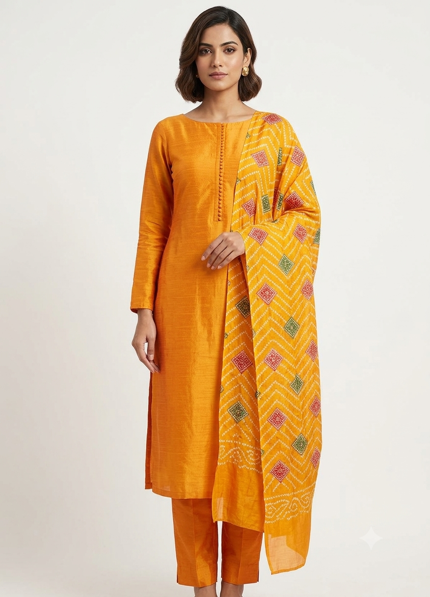 UNSTICHED SALWAR SUIT FT 3180