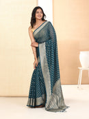 GEORGETTE BANARASI SAREE 205