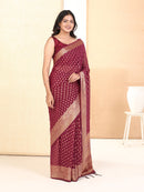 GEORGETTE BANARASI SAREE 205