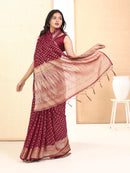 GEORGETTE BANARASI SAREE 205